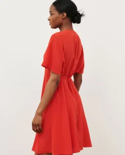 Femme Comptoir des Cotonniers Robe Midi En Soie