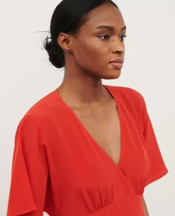 Femme Comptoir des Cotonniers Robe Midi En Soie