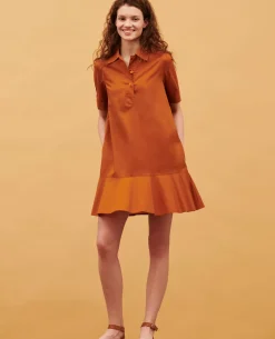 Femme Comptoir des Cotonniers Robe Polo En Coton