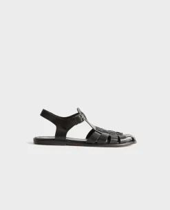 Femme Comptoir des Cotonniers Sandales Tressees En Cuir
