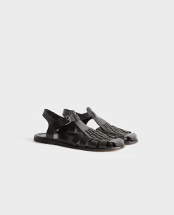 Femme Comptoir des Cotonniers Sandales Tressees En Cuir
