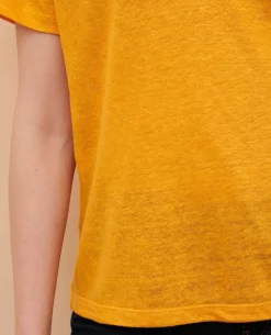 Femme Comptoir des Cotonniers Sarah - T-Shirt En Lin