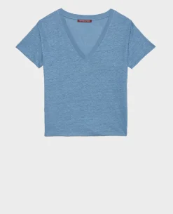 Femme Comptoir des Cotonniers Sarah - T-Shirt En Lin