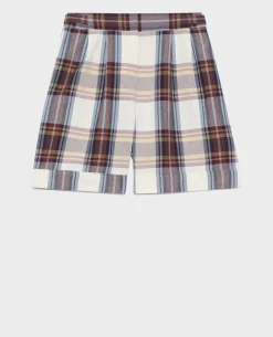 Femme Comptoir des Cotonniers Short A Carreaux
