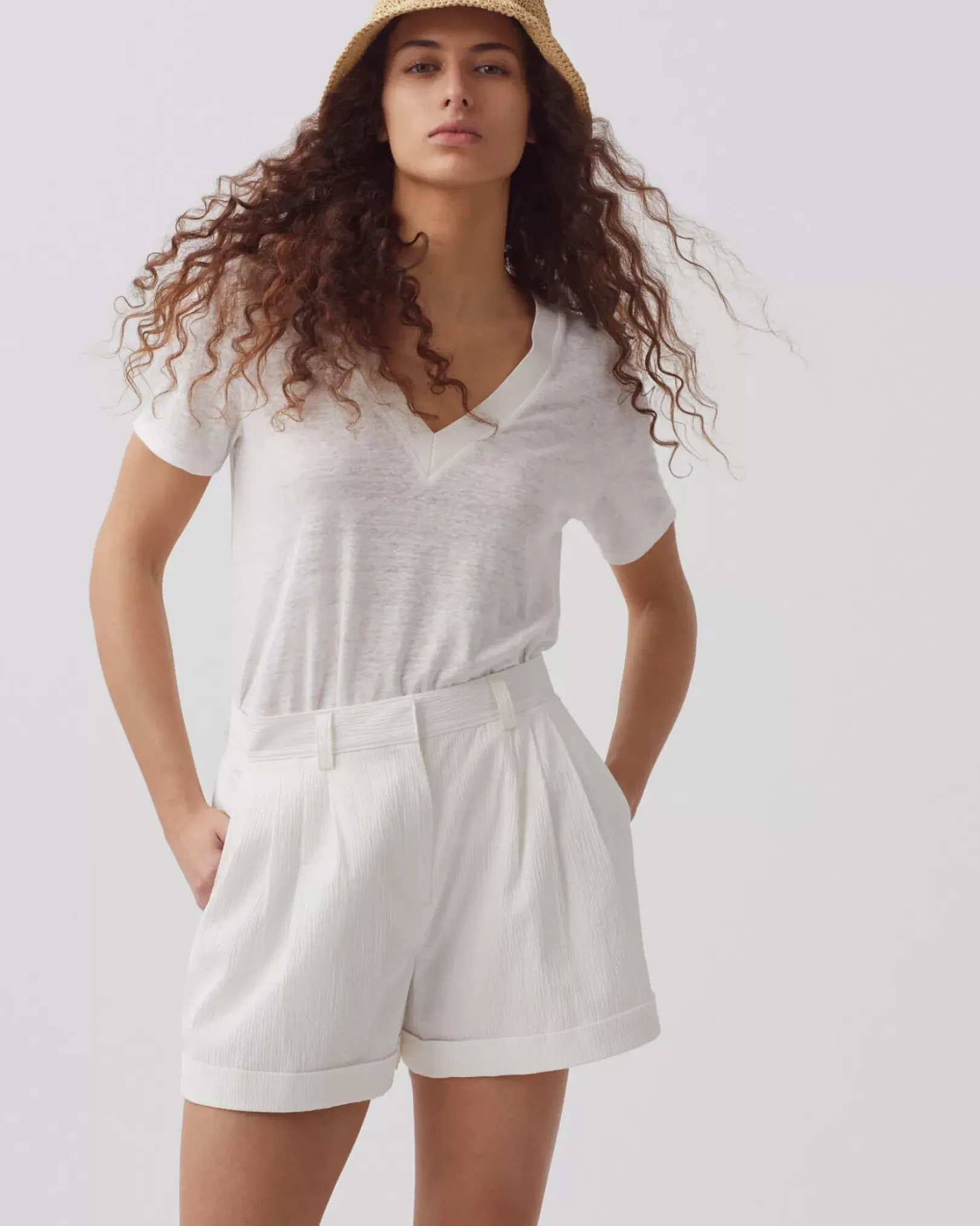 Femme Comptoir des Cotonniers Short En Coton