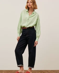 Femme Comptoir des Cotonniers Sydonie - Balloon - Jean 7/8E En Coton