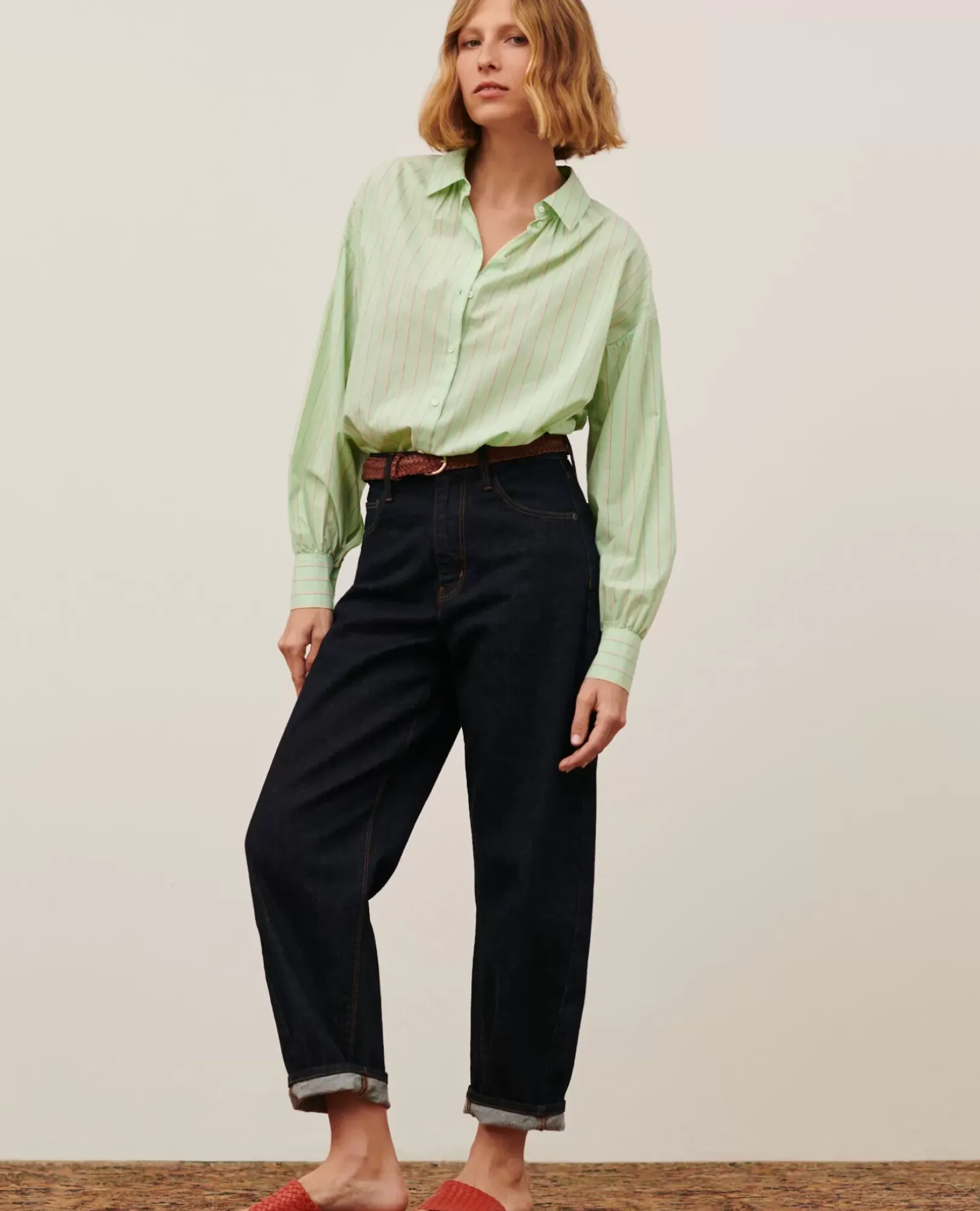 Femme Comptoir des Cotonniers Sydonie - Balloon - Jean 7/8E En Coton