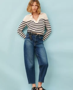 Femme Comptoir des Cotonniers Sydonie - Balloon - Jean 7/8E En Coton