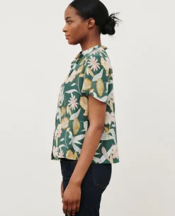 Femme Comptoir des Cotonniers Top A Manches Courtes