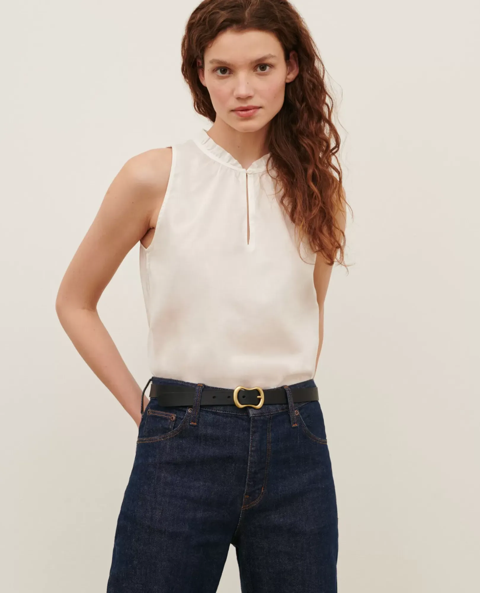 Femme Comptoir des Cotonniers Top En Voile De Coton