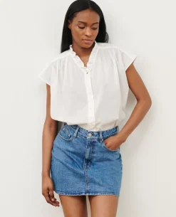 Femme Comptoir des Cotonniers Top En Voile De Coton