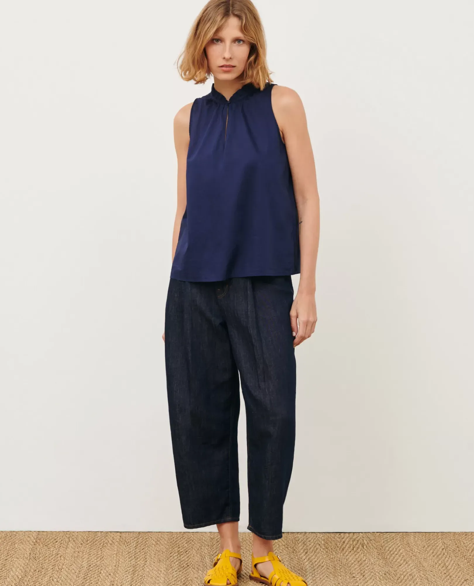 Femme Comptoir des Cotonniers Top En Voile De Coton