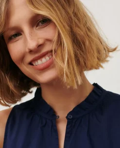 Femme Comptoir des Cotonniers Top En Voile De Coton