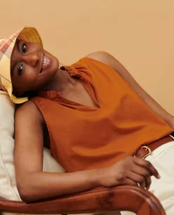 Femme Comptoir des Cotonniers Top En Voile De Coton