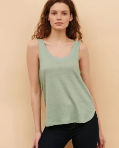 Femme Comptoir des Cotonniers T-Shirt En Lin