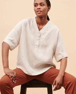 Femme Comptoir des Cotonniers Tunique Ample En Lin
