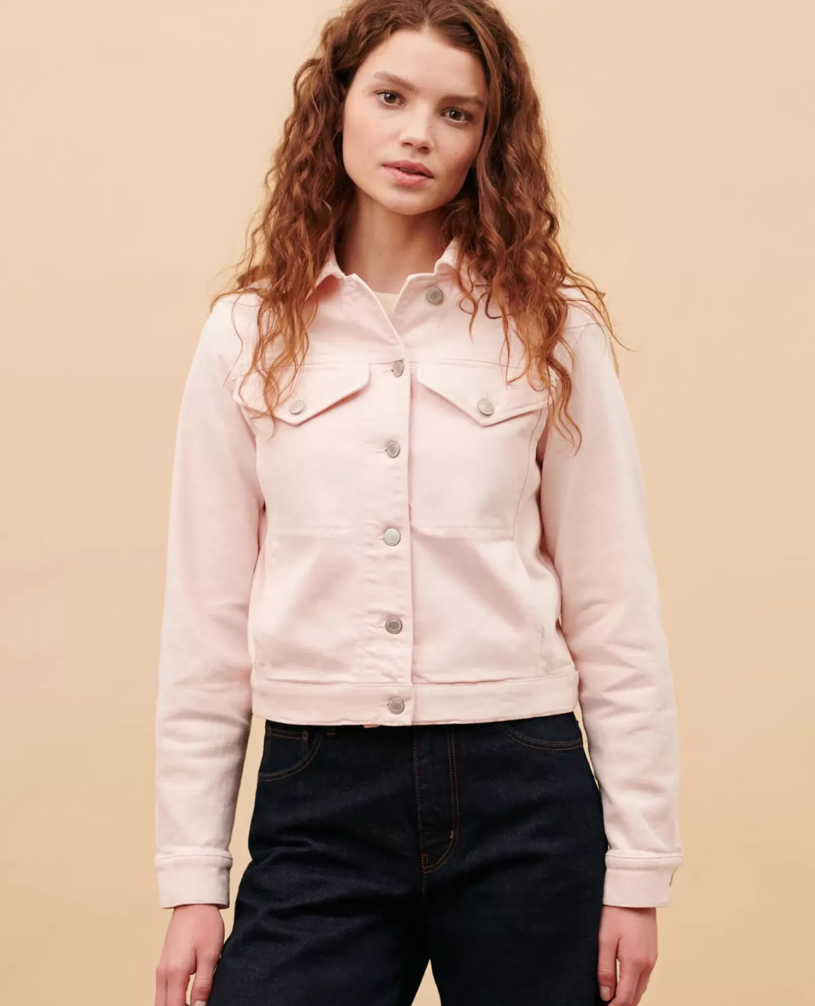Femme Comptoir des Cotonniers Veste Courte En Jean