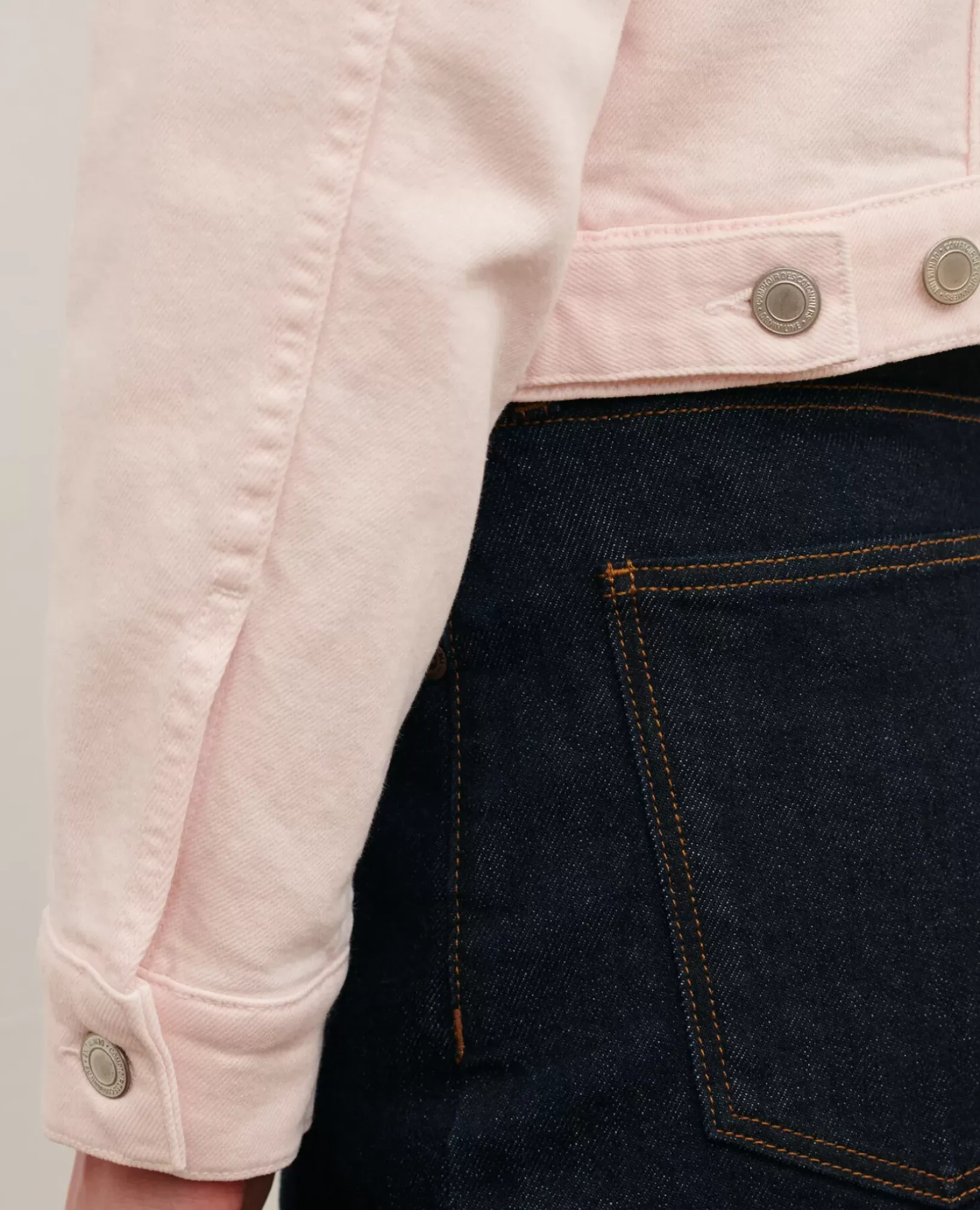 Femme Comptoir des Cotonniers Veste Courte En Jean