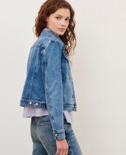 Femme Comptoir des Cotonniers Veste Courte En Jean