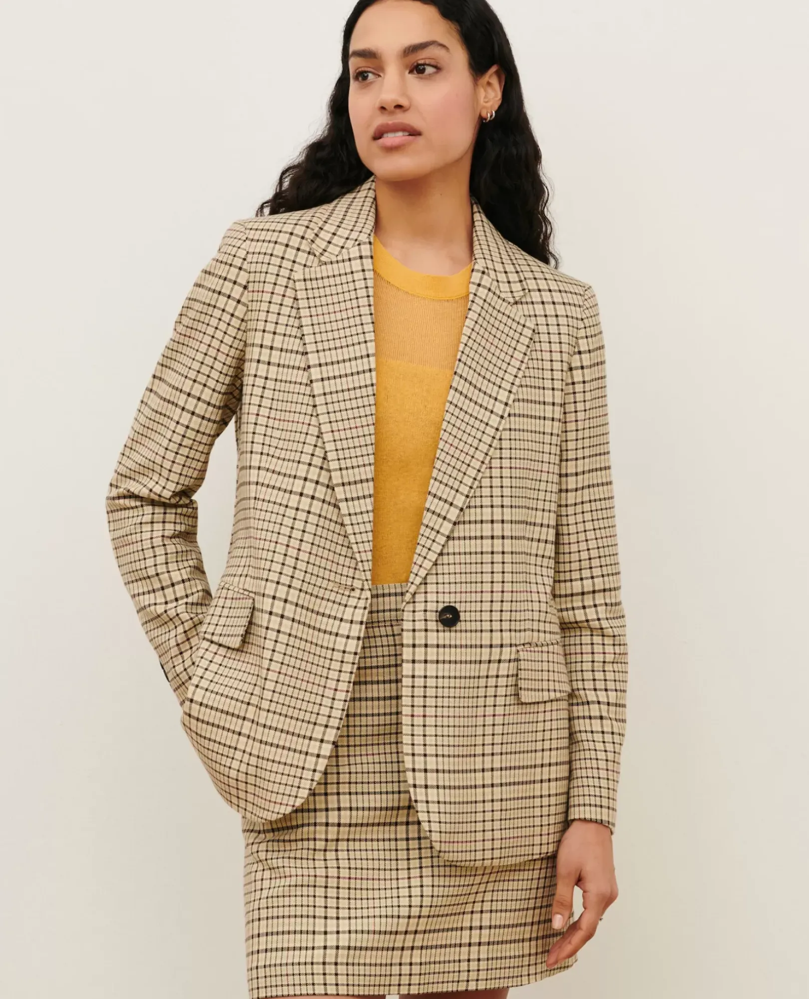 Femme Comptoir des Cotonniers Veste De Blazer En Coton Melange
