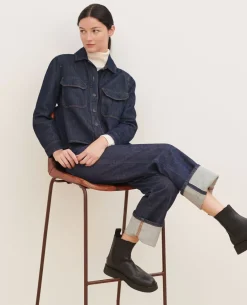 Femme Comptoir des Cotonniers Veste En Toile Denim