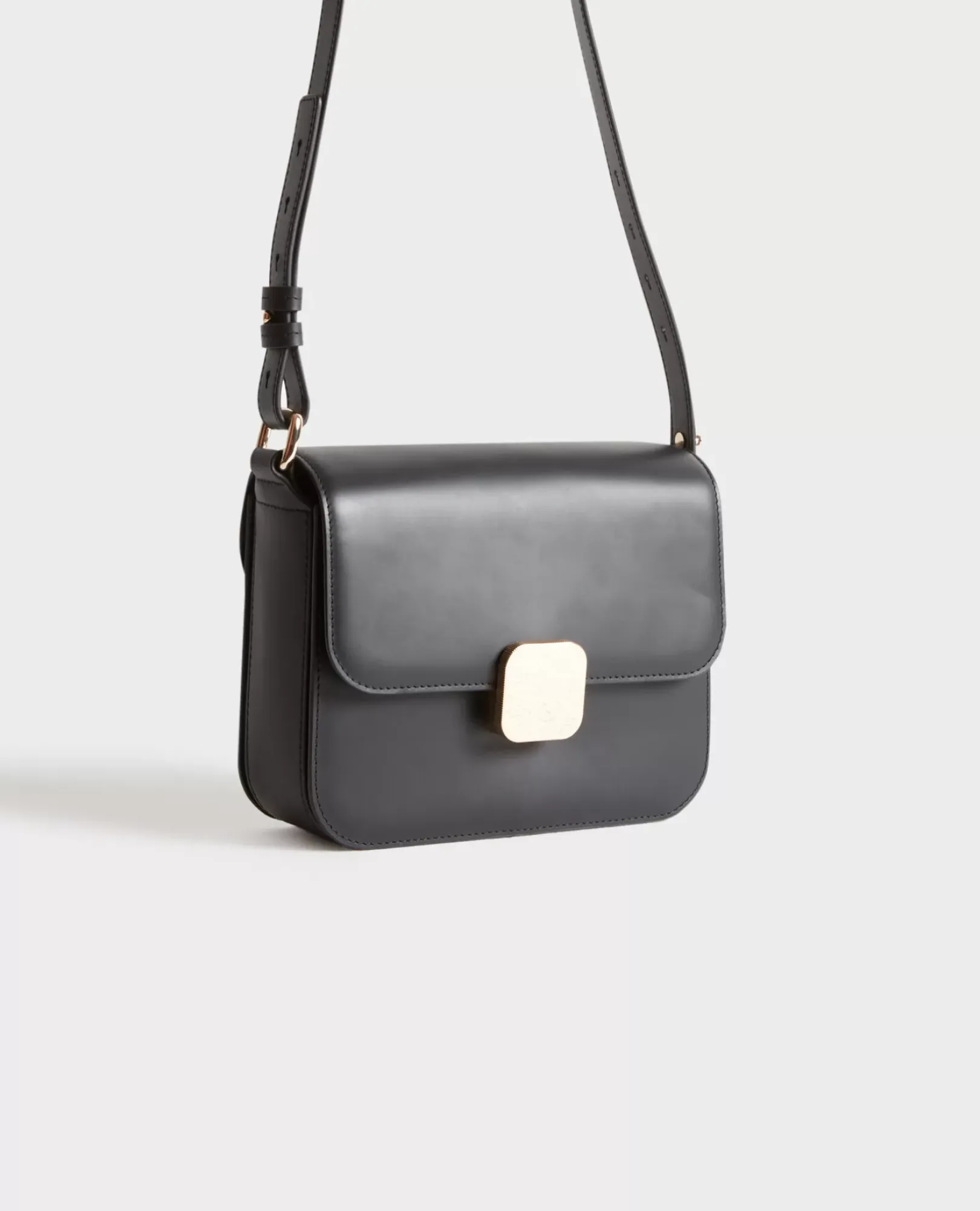 Femme Comptoir des Cotonniers Vic - Sac Boite En Cuir