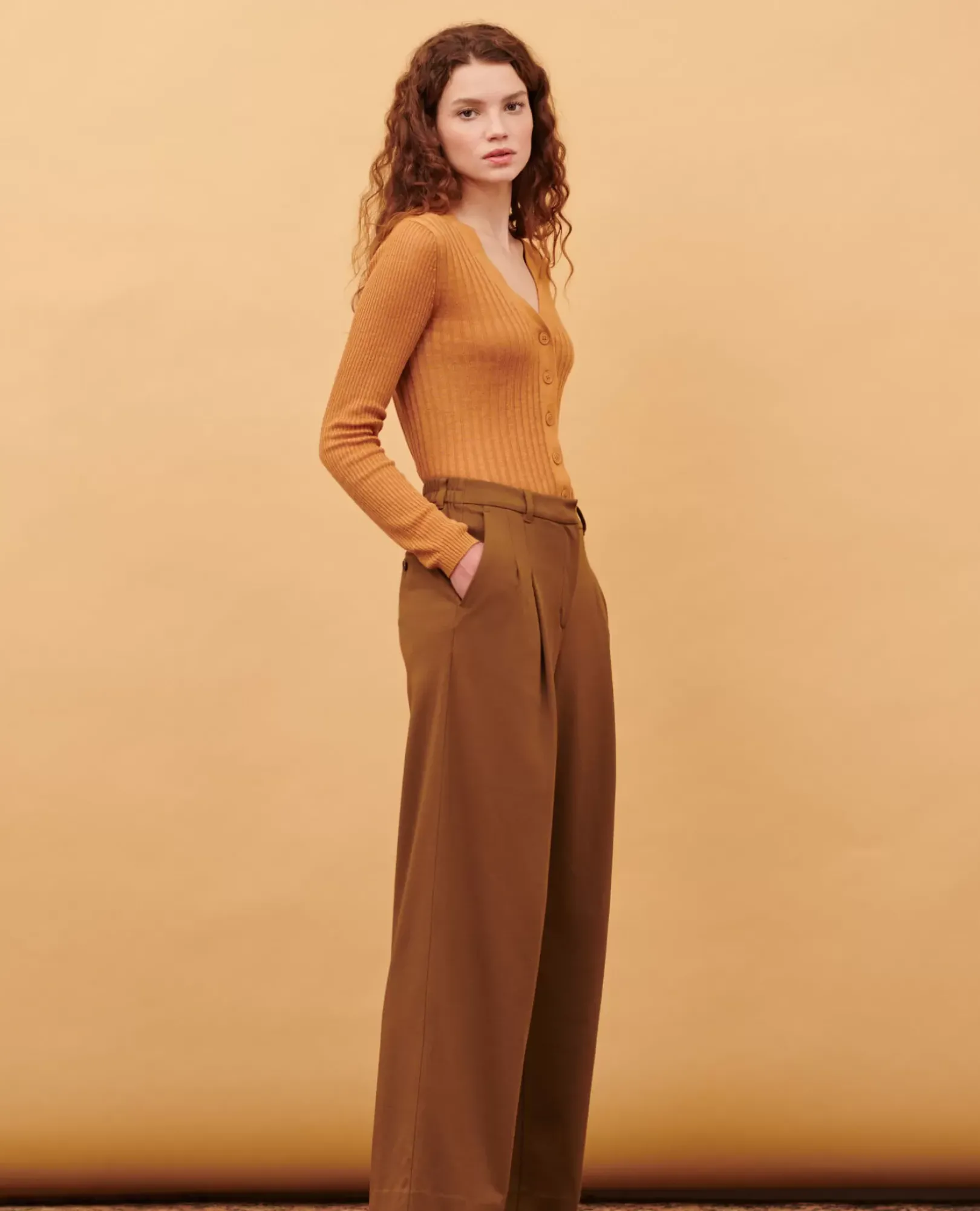 Femme Comptoir des Cotonniers Yvonne - Pantalon Ample