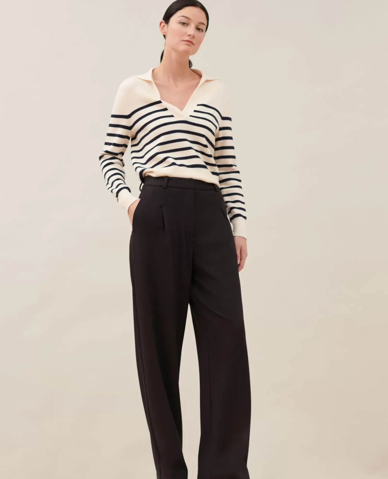 Femme Comptoir des Cotonniers Yvonne - Pantalon Ample